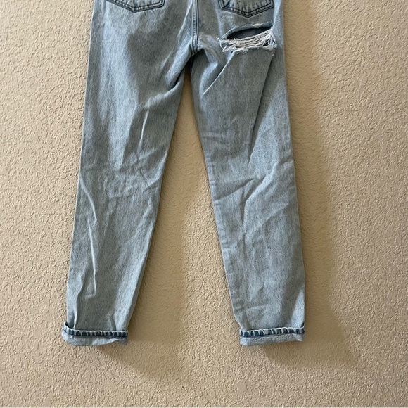 Revice Jeans Ex Boyfriend Pant High Straight Light Denim Blue Festival Grunge 26 - Picture 8 of 16